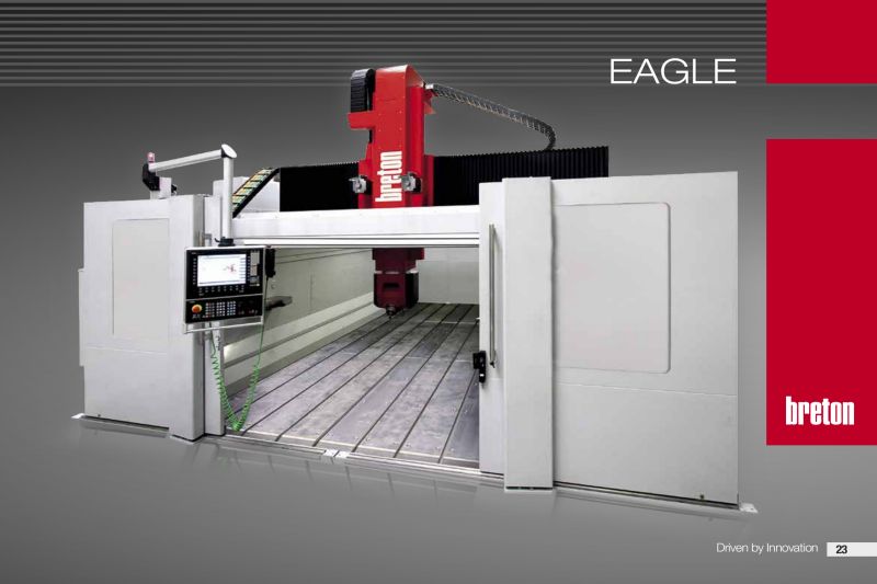 五軸聯(lián)動橋式高速銑鉆磨復合加工中心 EAGLE