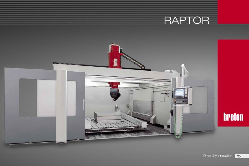 五軸聯(lián)動橋式高速銑鉆磨復合加工中心RAPTOR